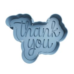 Thank You Cortador de Galletas STL 2