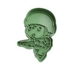 Soldado Cortador de Galletas STL