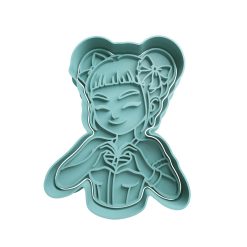 Zoey Cortador de Galletas STL 3