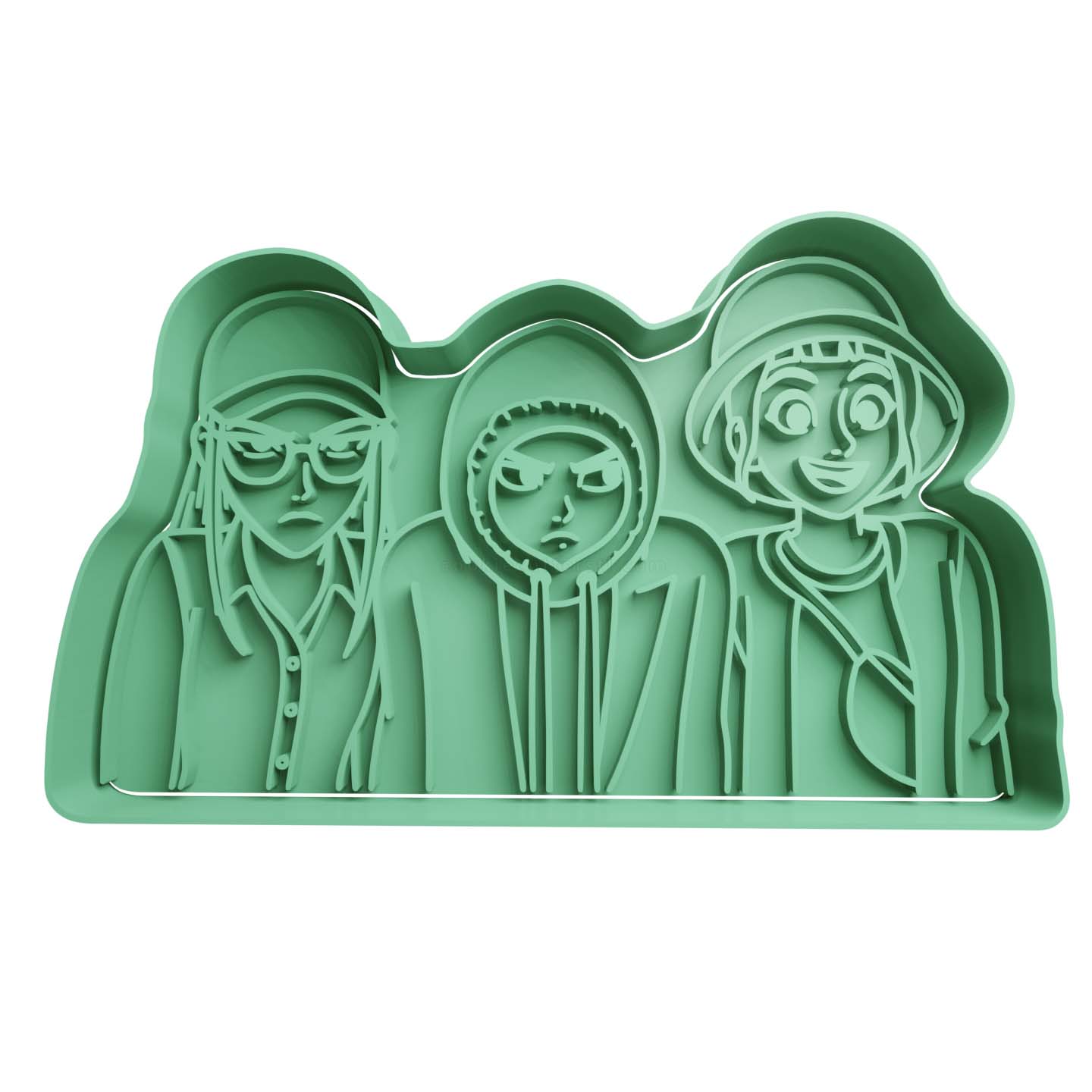 Rumi, Mira & Zoey – Son demonios Cortador de Galletas STL