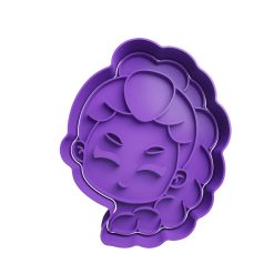 Rumi Cabeza Cortador de Galletas STL 4