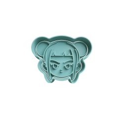 Zoey Cabeza Cortador de Galletas STL 5