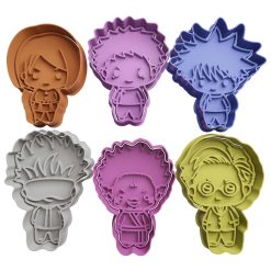 Set Jujutsu Kaisen Chibi Cortador de Galletas STL
