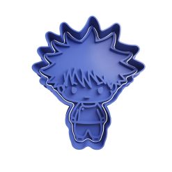 Megumi Fushiguro Cortador de Galletas STL 3