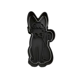Jiji Gato Cortador de Galletas STL 2