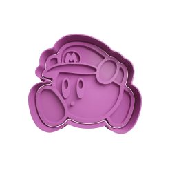 Kirby con Sombrero de Mario Cortador de Galletas STL