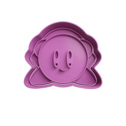 Kirby con Auriculares Cortador de Galletas STL