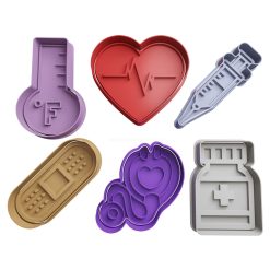 Set Medicina Cortador de Galletas STL