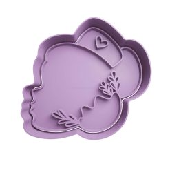 Cabeza de Enfermera Cortador de Galletas STL