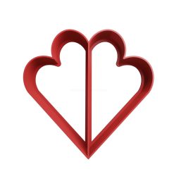 Corazones Molde De Sándwich STL