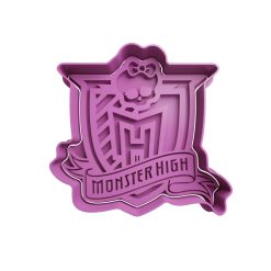 Logo Monster High Cortador de Galletas STL