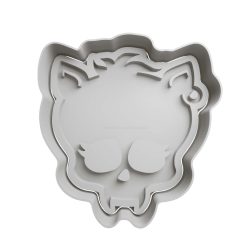 Calavera Monster High Cortador de Galletas STL 4
