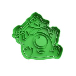 Mike Wazowski Cortador de Galletas STL 4