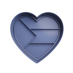 Corazon Sudan Cortador de Galletas STL