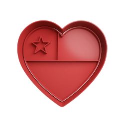 Corazon Chile Cortador de Galletas STL