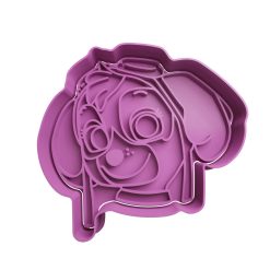 Skye Cabeza Cortador de Galletas STL 2