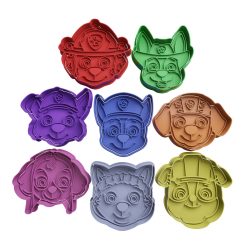 Set Paw Patrol Cabeza Cortador de Galletas STL