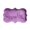Peppa Pig Logo Cortador de Galletas STL