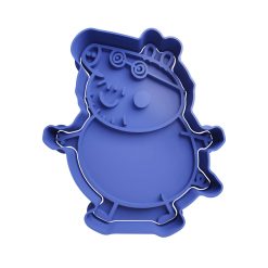 Papa Pig Cortador de Galletas STL
