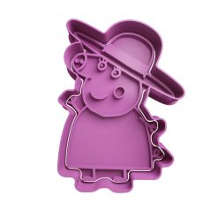 Abuela Pig Cortador de Galletas STL