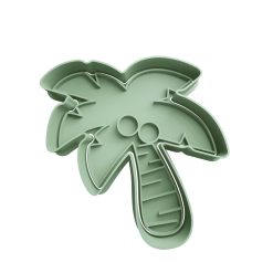 Palmera Cortador de Galletas STL