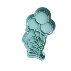Plim Plim con Globos Cortador de Galletas STL