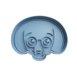 Elefante Cabeza Cortador de Galletas STL