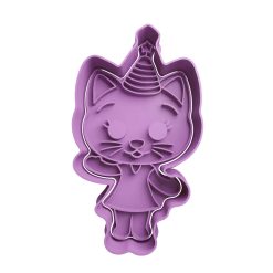 Gatita Cortador de Galletas STL