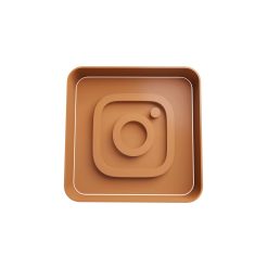 Instagram Cortador de Galletas STL