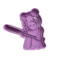 Piggy Cortador de Galletas STL