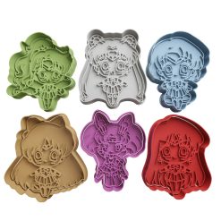 Set Sailor Moon Cortador de Galletas STL 2