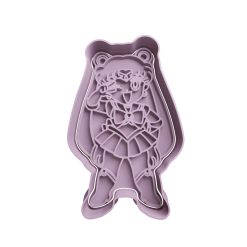 Serena Sailor Moon Cortador de Galletas STL 2