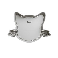 Gata Luna Sailor Moon Cortador de Galletas STL