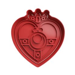 Colgante Corazón Sailor Moon Cortador de Galletas STL 2