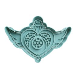 Colgante Corazón Sailor Moon Cortador de Galletas STL 3