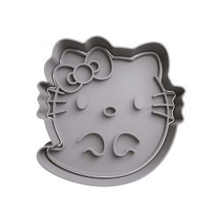 Hello Kitty Fantasma Cortador de Galletas STL
