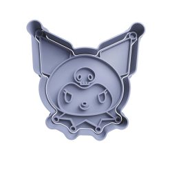 Kuromi cabeza Cortador de Galletas STL 2