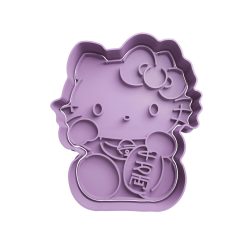 Hello Kitty de la Suerte Maneki Neko Cortador de Galletas STL