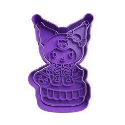 Kuromi Halloween Cortador de Galletas STL 2