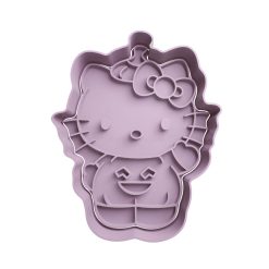 Hello Kitty Halloween Cortador de Galletas STL