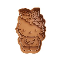 Hello Kitty en Calabaza Cute Cortador de Galletas STL