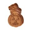 Hello Kitty en Calabaza Cortador de Galletas STL 3