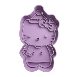 Hello Kitty Navidad Cortador de Galletas STL
