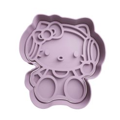 Hello Kitty con Auriculares Cortador de Galletas STL