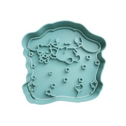 Cinnamoroll con Osito Cortador de Galletas STL 3