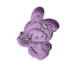 Hello Kitty Pascua Cortador de Galletas STL