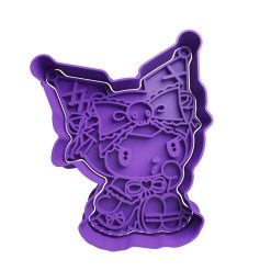 Kuromi Dama Antigua Cortador de Galletas STL
