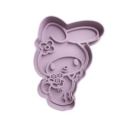 My Melody con flores Cortador de Galletas STL