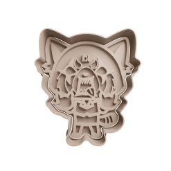 Aggretsuko Enojada Cortador de Galletas STL