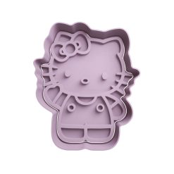 Hello Kitty Saludando Cortador de Galletas STL